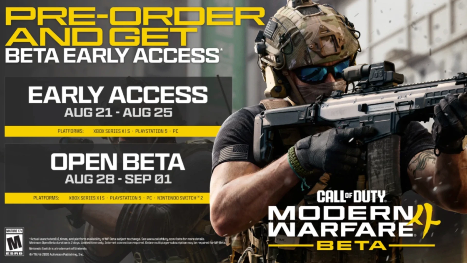 MW4 Beta Codes